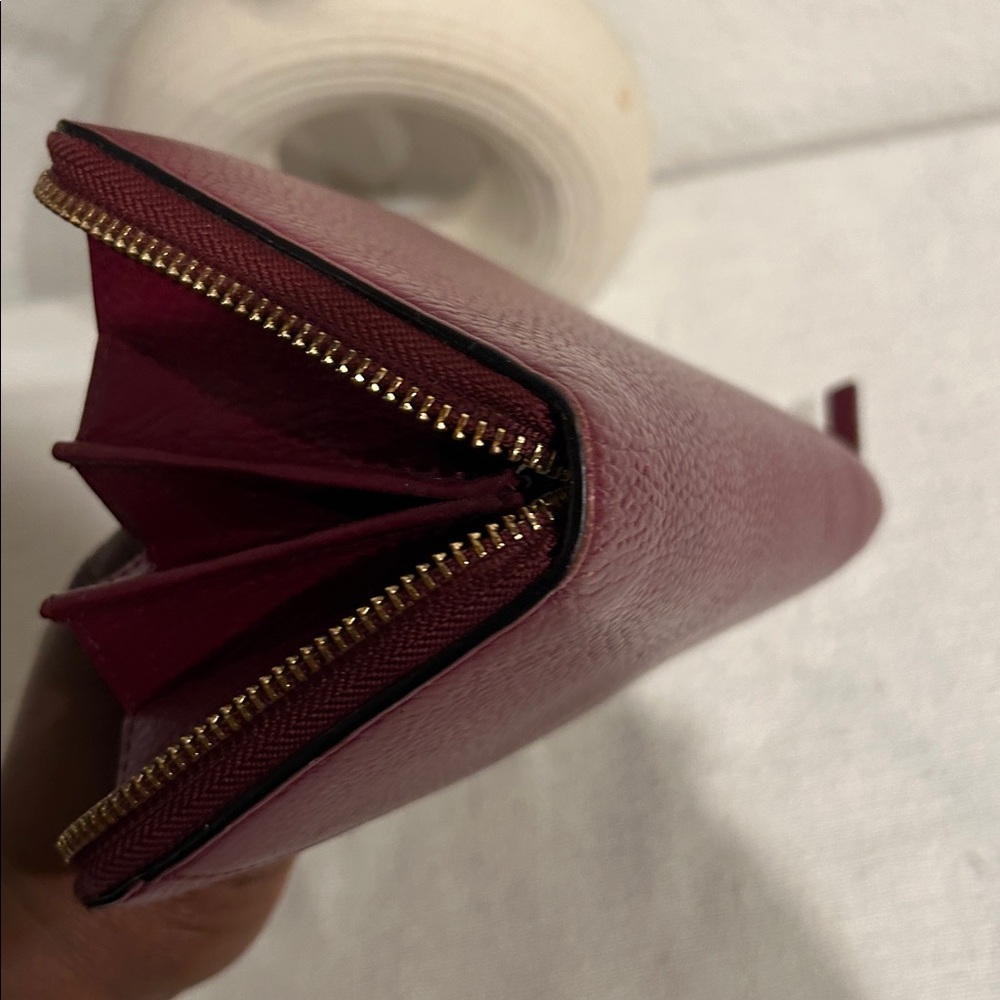 Kate Spade Red zippy Wallet - Picture 16 of 17